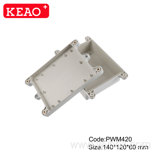 Wall mount plastic enclosure PWM417,PWM420 ,free sample waterproof plastic enclosure electrical junction box plastic outdoor enc